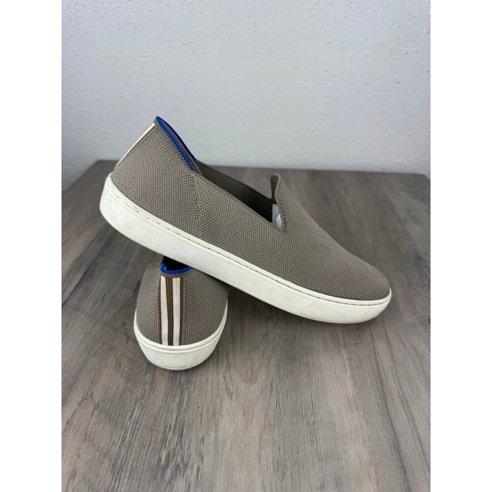 Rothy's The Original Slip On Sneakers in the Latte Brown colorway
